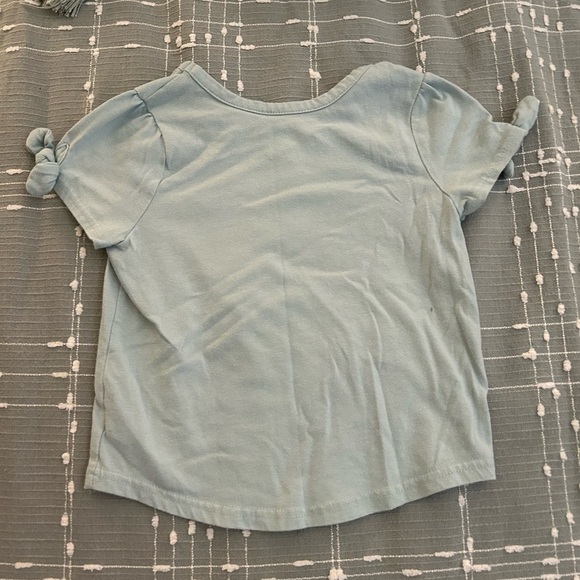 Disney Kids Blue Mickey & Minnie Shirt size 5 - Picture 3 of 4